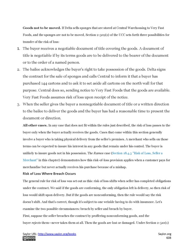 Business Law and the Legal Environment - Page 608